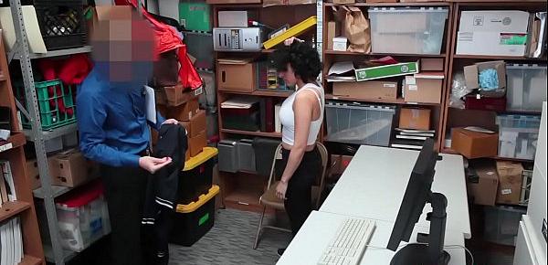  Shoplifter fucks officer for her way out